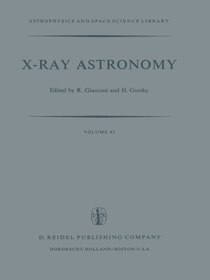 cover image of X-Ray Astronomy
